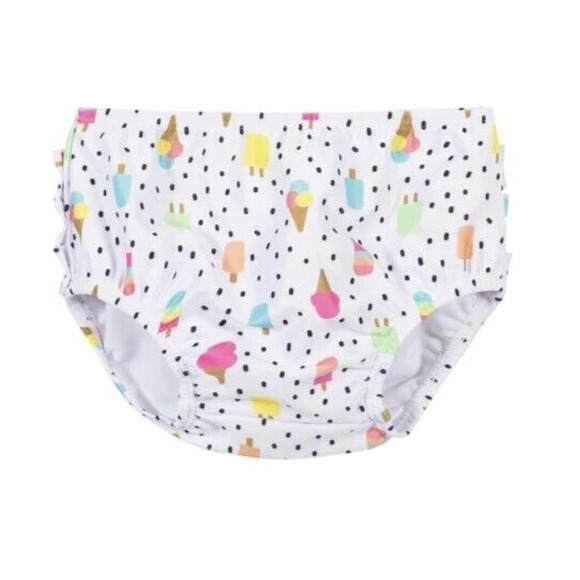 Gerber 2-Piece Baby & Toddler Girls Ice Cream Dreams Swim Bottom & Rash Guard - Picture 3 of 3